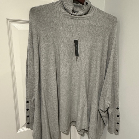 Alfani turtleneck poncho sweater brand new with tags - Picture 1 of 2